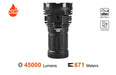 Acebeam X50 2.0 Powerful Flashlight - 45000 Lumens Flashlight Acebeam 