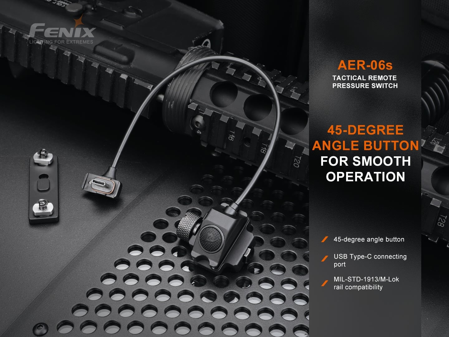Fenix AER-06s Tactical remote pressure switch (for GL19R)