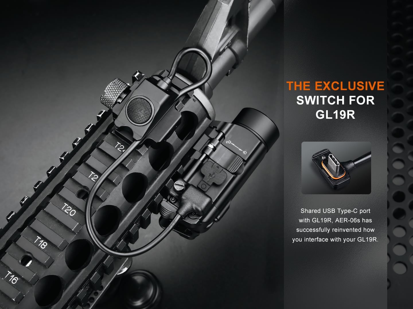 Fenix AER-06s Tactical remote pressure switch (for GL19R)