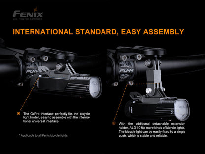 Fenix ALD-10 Bicycle Light Holder With GoPro Interface