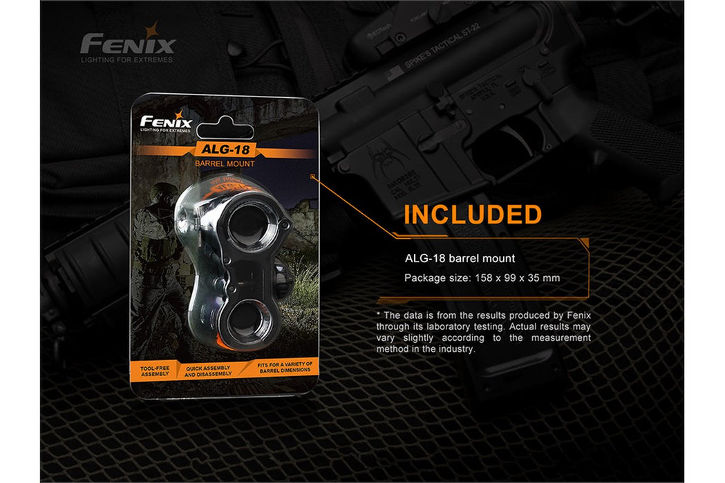 Fenix ALG-18 Flashlight Barrel Mount Flashlight Accessories Fenix 