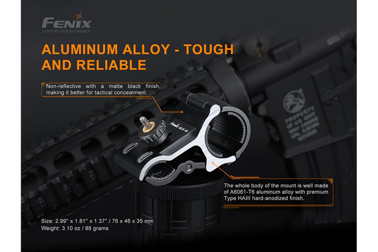 Fenix ALG-18 Flashlight Barrel Mount