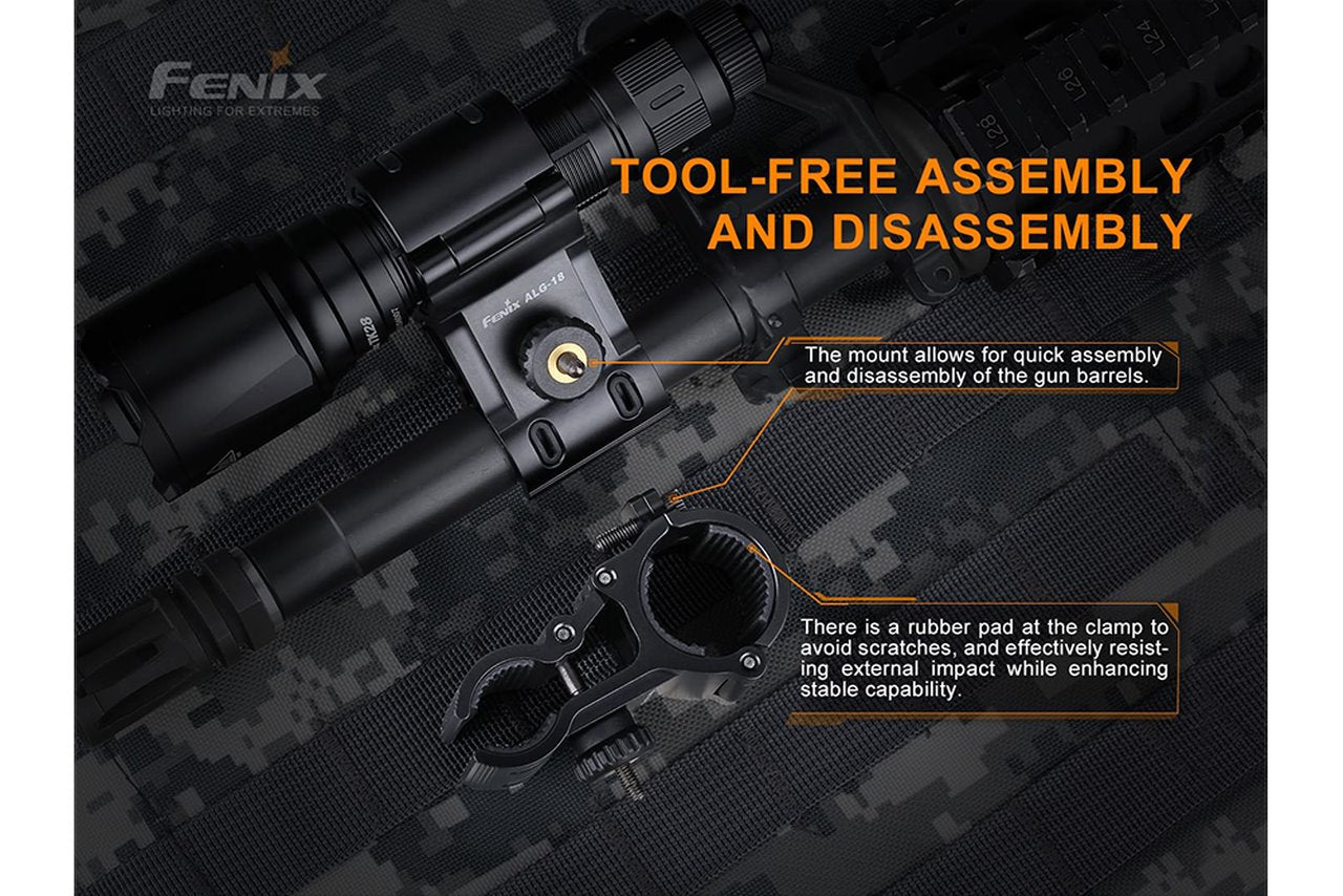 Fenix ALG-18 Flashlight Barrel Mount