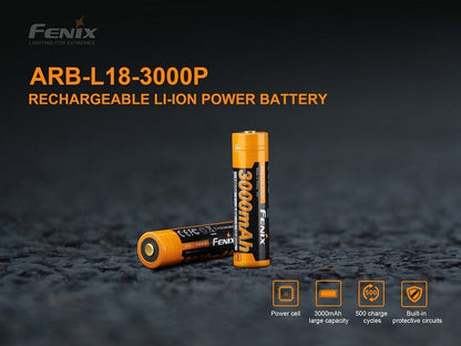 Fenix ARB-L18 3000P - High Draw rechargeable 18650 Battery