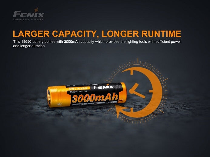 Fenix ARB-L18 3000P - High Draw rechargeable 18650 Battery