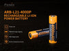 Fenix ARB-L21 4000P - High Draw rechargeable 21700 battery Rechargeable Batteries Fenix 