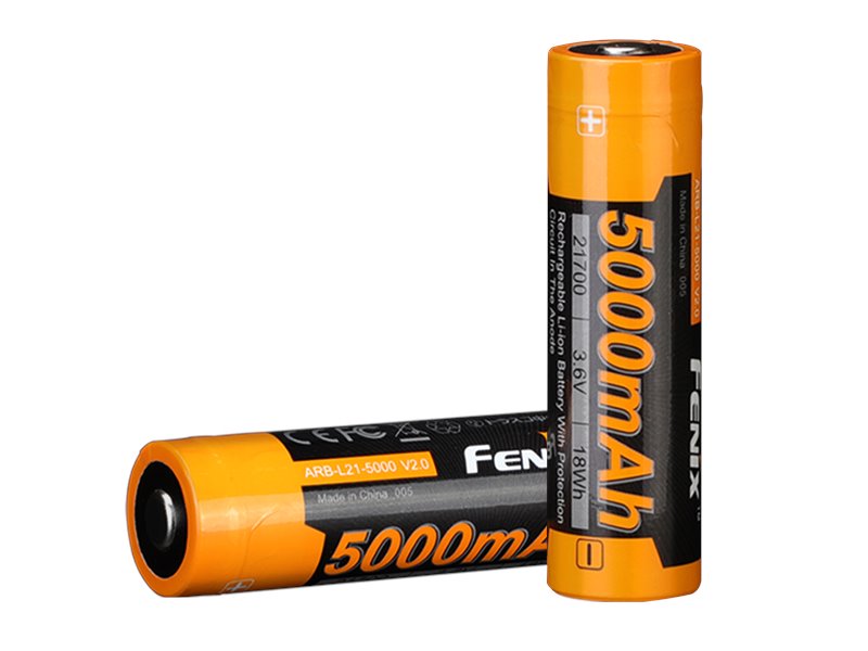 Fenix ARB-L21-5000 V2.0 Li-ion Rechargeable 21700 Battery