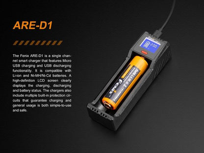 Fenix ARE-D1 Single Bay Smart Battery Charger