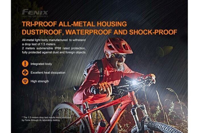 Fenix BC26R 1600 Lumens Rechargeable Bike Light