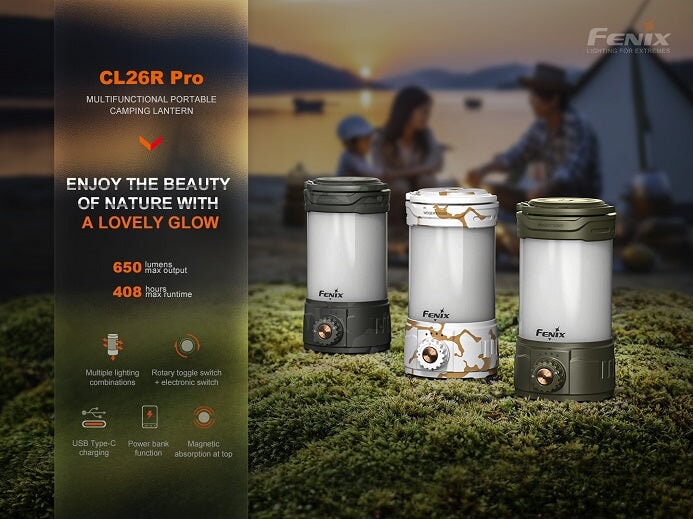 FENIX CL26R PRO Multifunctional portable camping lantern