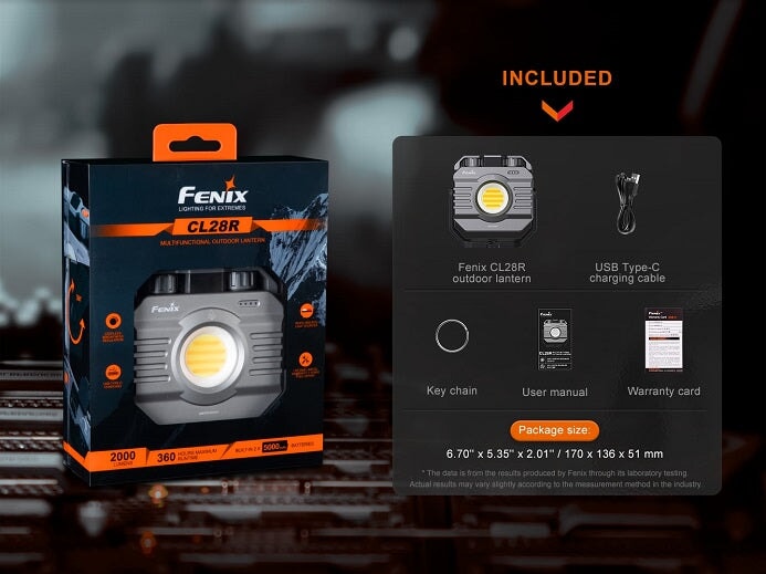 Fenix CL28R Fenix CL28R Multifunctional Outdoor Lantern Flashlight Fenix 