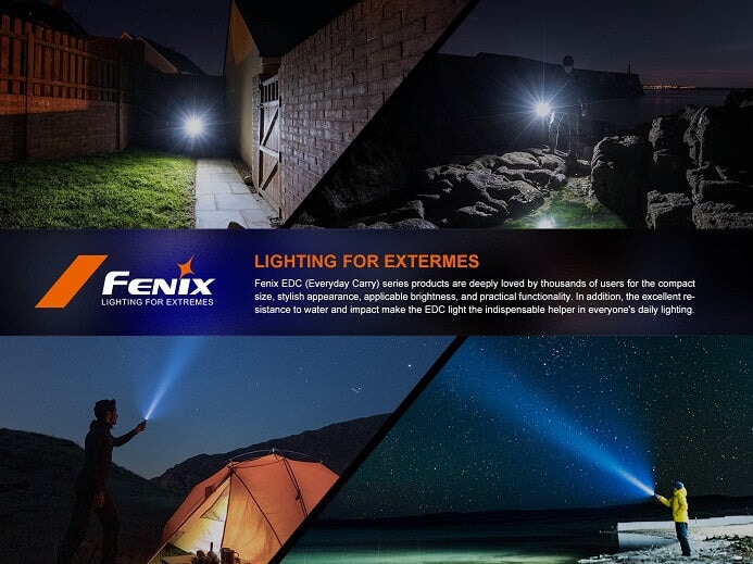 Fenix E-CP Powerbank Flashlight - Black Flashlight Fenix 
