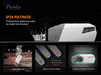 Fenix E-Star – Emergency Flashlight, Self Powered &amp; Rechargeable