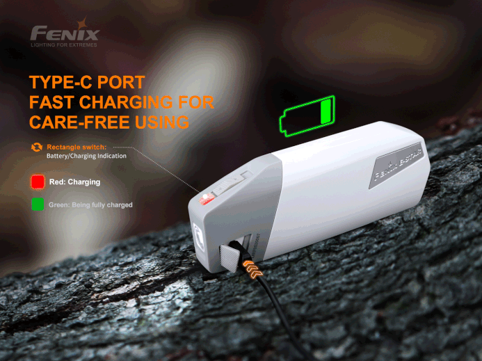 Fenix E-Star – Emergency Flashlight, Self Powered &amp; Rechargeable