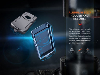 Fenix E03R V2.0 All-Metal Keychain Flashlight