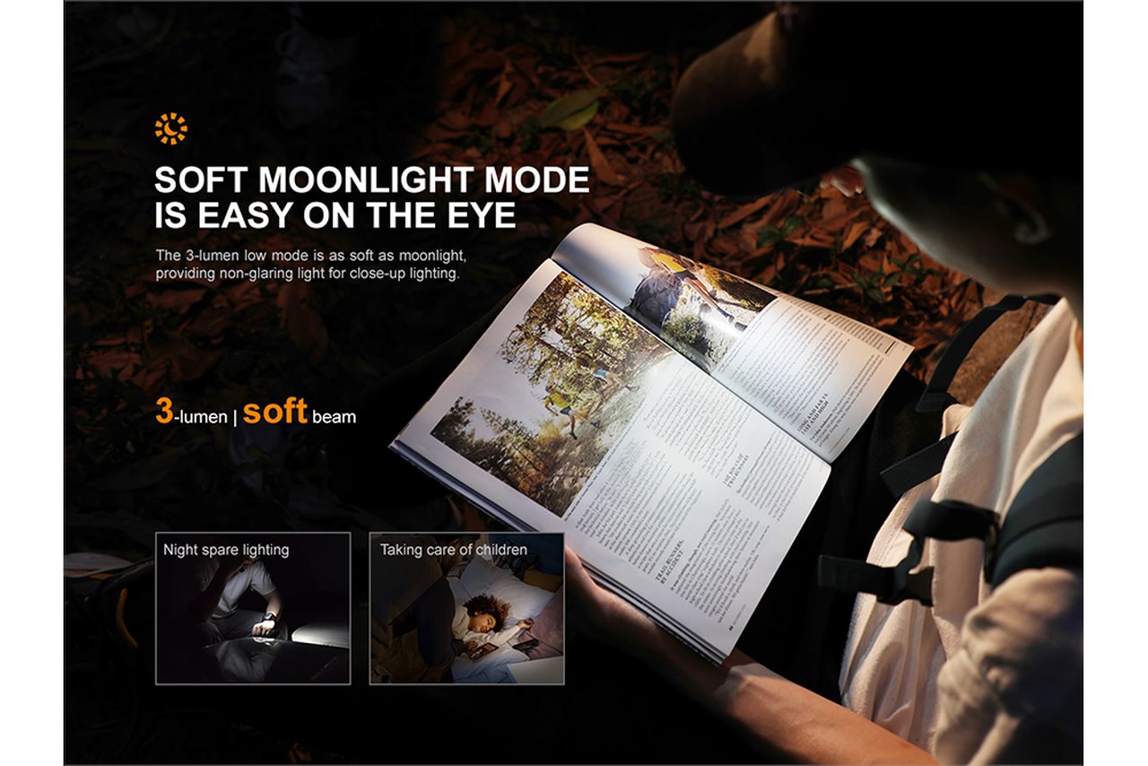 Fenix E09R 600 Lumens Rechargeable High-Output LED Flashlight