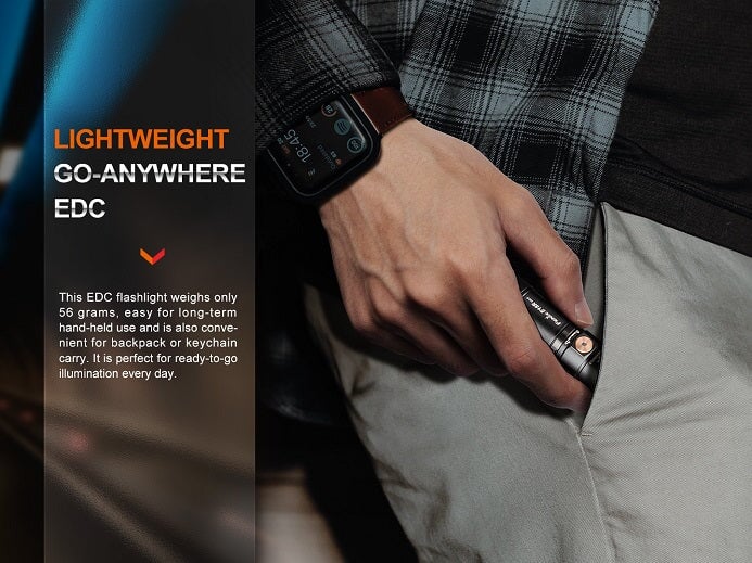 Fenix E18R V2.0 Ultra-Compact Rechargeable Flashlight