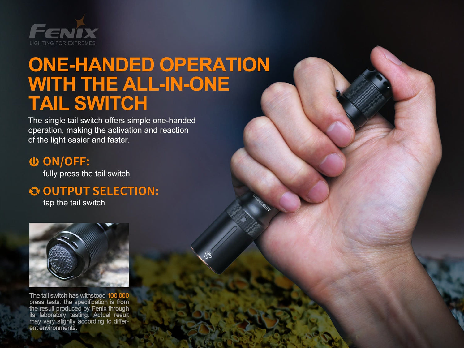 Fenix E20 v2.0 EDC AA Flashlight - 350 lumens