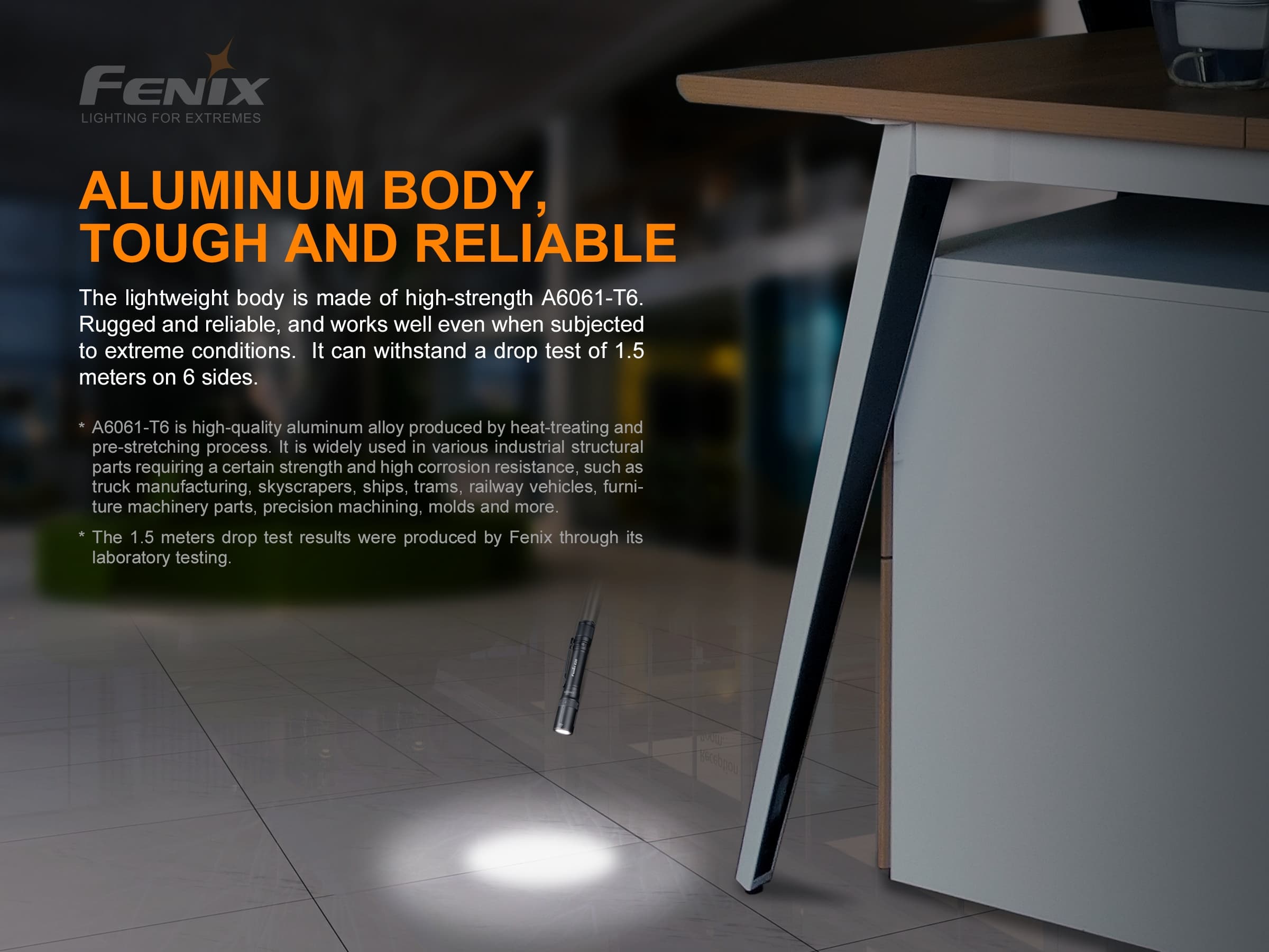 Fenix E20 v2.0 EDC AA Flashlight - 350 lumens