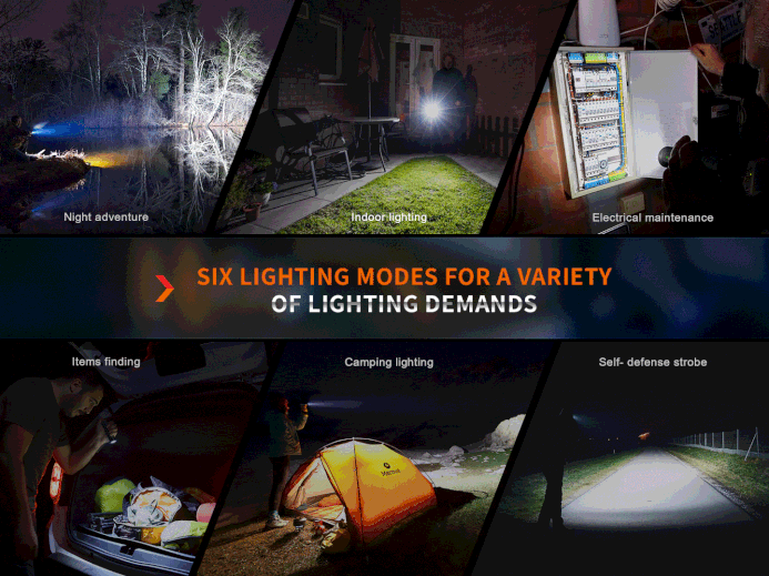 Fenix E35R Rechargeable High-Performance EDC Flashlight