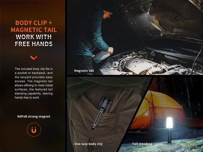 Fenix E35R Rechargeable High-Performance EDC Flashlight