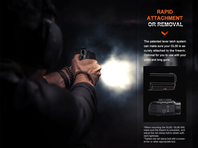 Fenix GL06-365 Compact Pistol Tactical Light