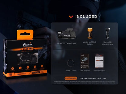 Fenix GL06-365 Compact Pistol Tactical Light