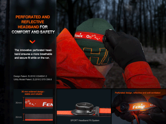 Fenix HL32R-T High-Performance Rechargeable Headlamp
