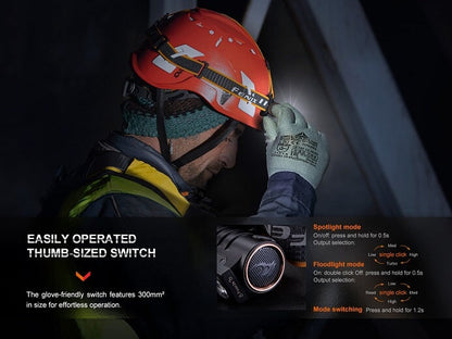 Fenix HM71R Multifunctional Rechargeable Headlamp