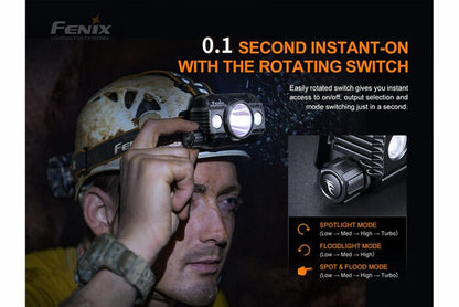 Fenix HP30R V2.0 3000 Lumens Rechargeable Headlamp