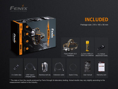 Fenix HP30R V2.0 3000 Lumens Rechargeable Headlamp