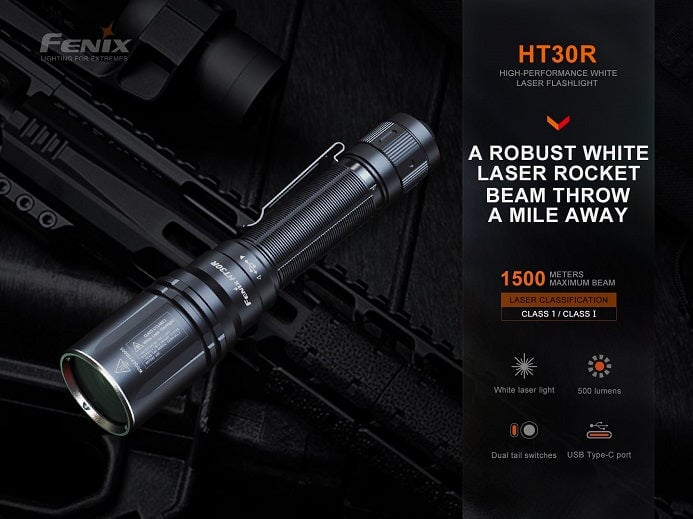 Fenix HT30R White Laser Flashlight Flashlight Fenix 