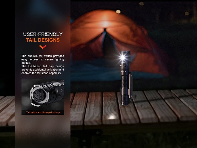 FENIX LD12R Dual Lightsource Multipurpose Rechargeable Flashlight
