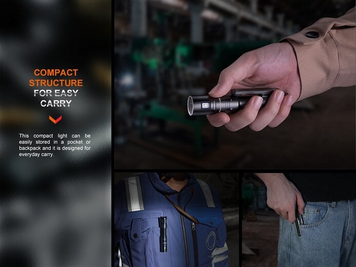 FENIX LD12R Dual Lightsource Multipurpose Rechargeable Flashlight