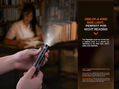 FENIX LD12R Dual Lightsource Multipurpose Rechargeable Flashlight