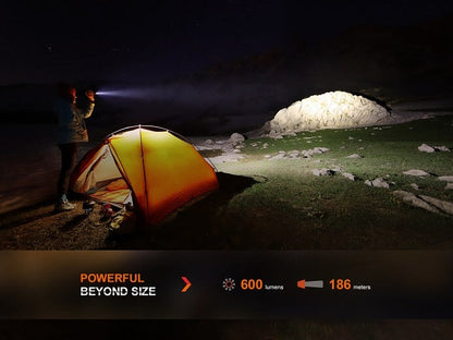 FENIX LD12R Dual Lightsource Multipurpose Rechargeable Flashlight