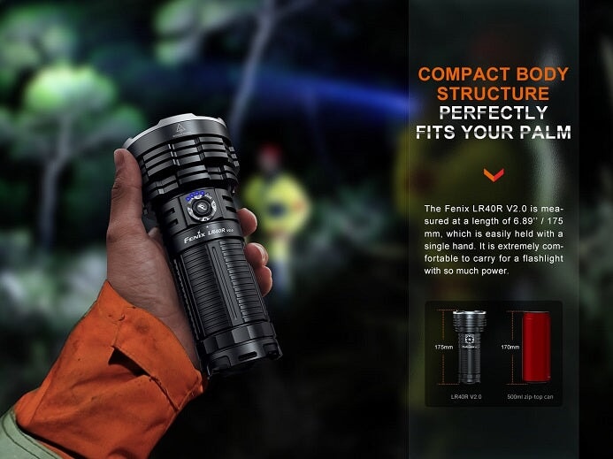 Fenix LR40R V2.0 Rechargeable 15000 Lumen Flashlight Flashlight Fenix 