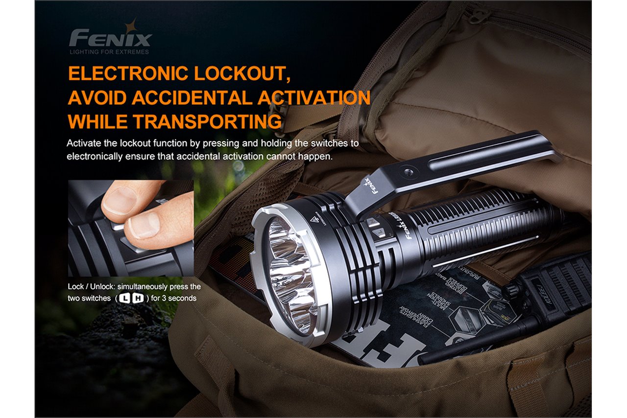 Fenix LR80R 18000 Lumens Rechargeable LED Searchlight