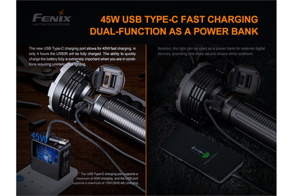 Fenix LR80R 18000 Lumens Rechargeable LED Searchlight