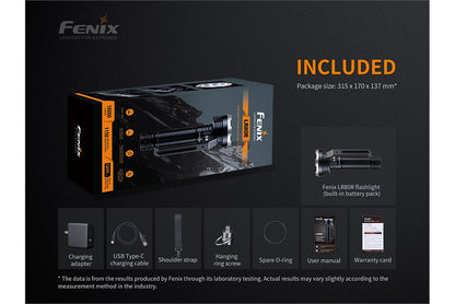 Fenix LR80R 18000 Lumens Rechargeable LED Searchlight