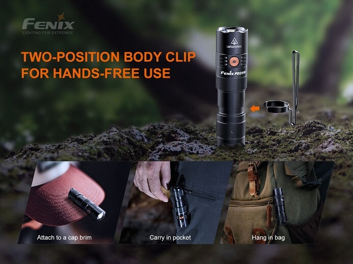 Fenix PD25R Rechargeable Compact Flashlight