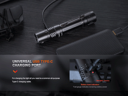 Fenix PD36R Pro Heavy-Duty Rechargeable Tactical Flashlight