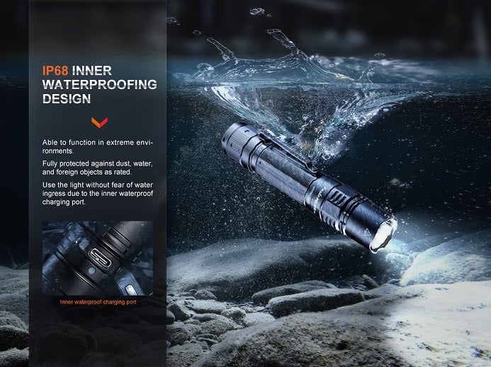 Fenix PD36R Pro Heavy-Duty Rechargeable Tactical Flashlight