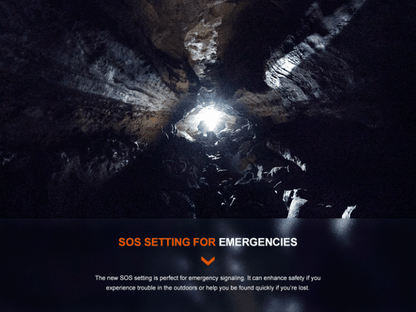 Fenix PD40R V3.0 Rechargeable Mechanical Rotary Switching Flashlight