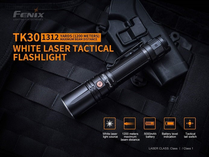 Fenix TK30 Class 1 white laser Tactical Flashlight Flashlight Fenix 