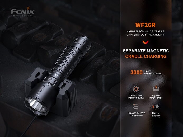 Fenix WF26R High-Performance Cradle Charging Duty Flashlight