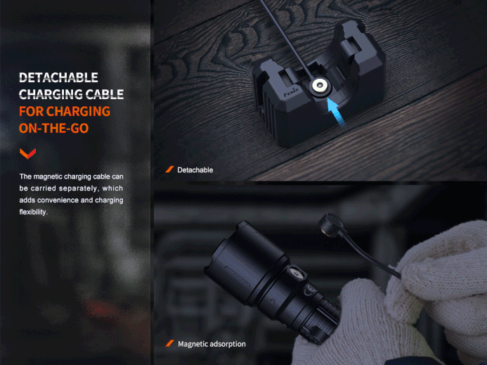 Fenix WF26R High-Performance Cradle Charging Duty Flashlight