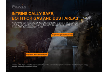 Fenix WF30RE Intrinsically Safe Flashlight