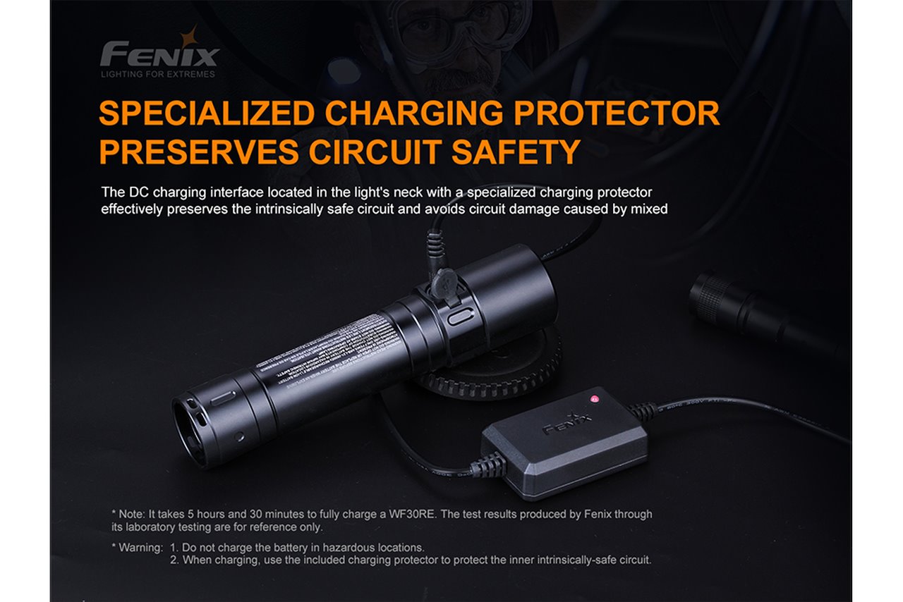 Fenix WF30RE Intrinsically Safe Flashlight