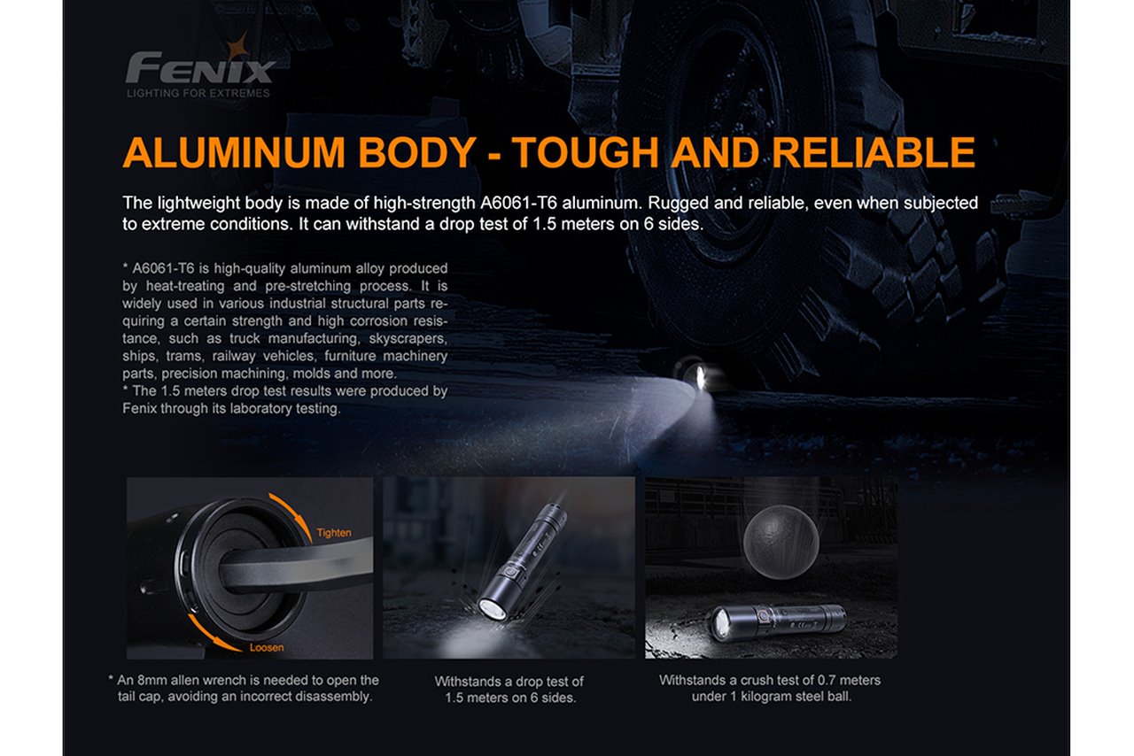 Fenix WF30RE Intrinsically Safe Flashlight